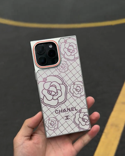 香奈兒電鍍漸變山茶花手機殼-ZUIHANG SHOP